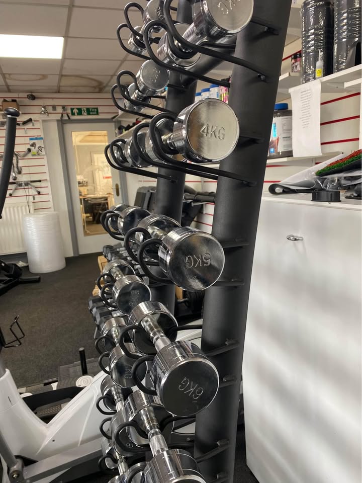 Chrome Dumbbell Set 1-10kg