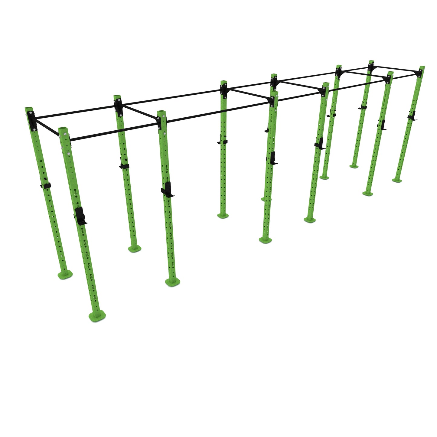 Swiss Rig 6 Bay Freestanding Green