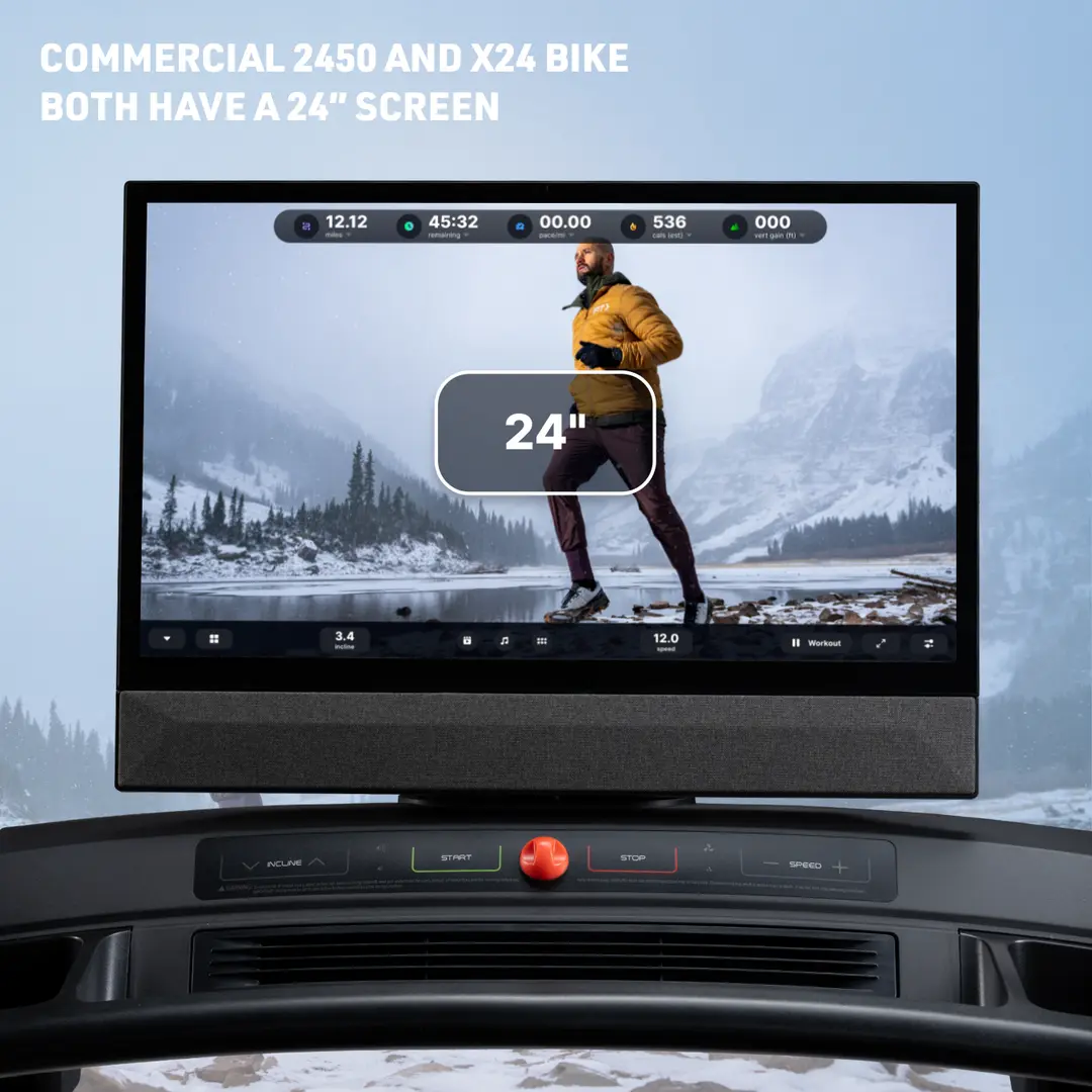 Nordictrack 2450 Treadmill and X24 Bike Package