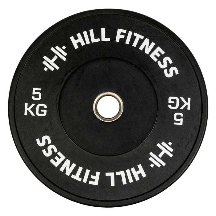 Hill Icon Black Bumper Plates 100kg Set