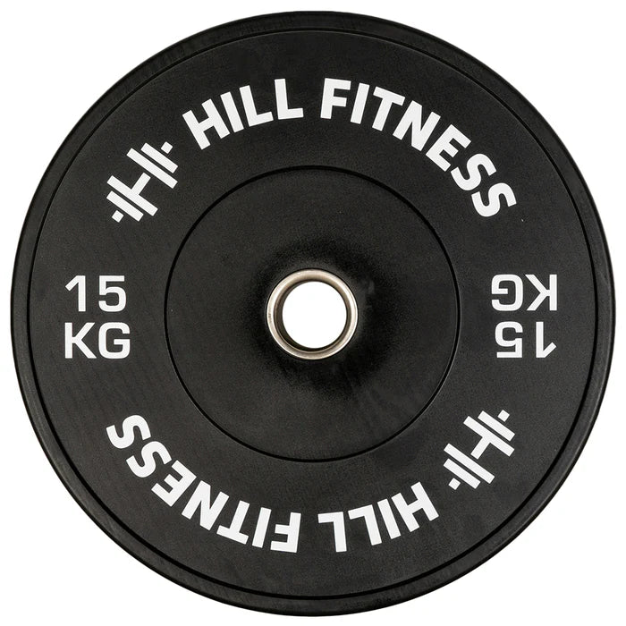 Hill Icon Black Bumper Plates 100kg Set