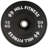 Hill Icon Black Bumper Plates 100kg Set