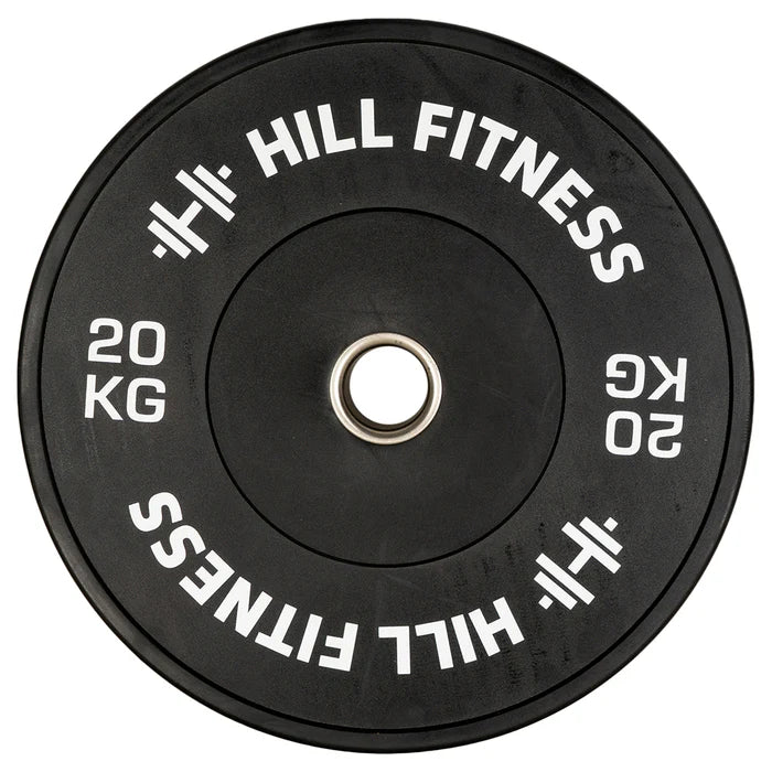 Hill Icon Black Bumper Plates 100kg Set