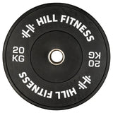 Hill Icon Black Bumper Plates 100kg Set