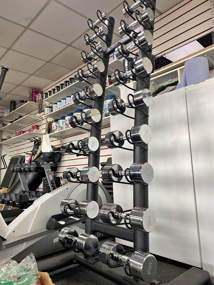 Chrome Dumbbell Set 1-10kg