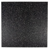 EZ Clean - 15mm 1m² Black & White Composite Rubber Gym Flooring Tiles