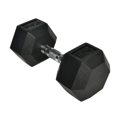 Swiss Hex Dumbbell Set 2.5kg - 20kg with Rack