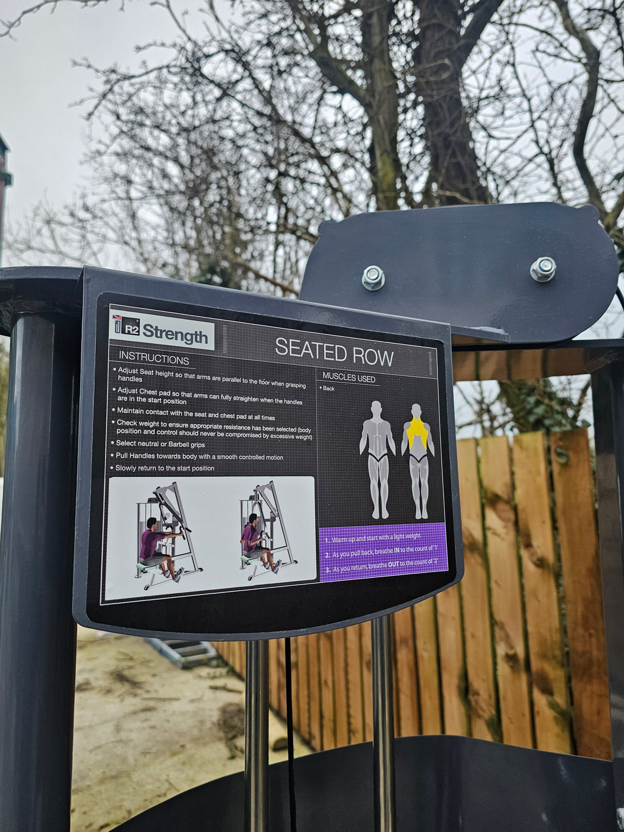 Indigo Fitness R2 Inclusive Seated Row - Complete Gyms