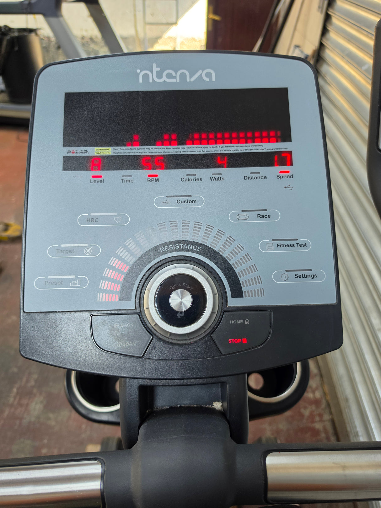 Intenza 550UBi Upright Bike