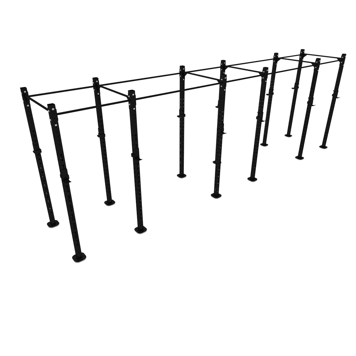 Swiss Rig 6 Bay Freestanding Black