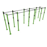 Swiss Rig 6 Bay Freestanding Green