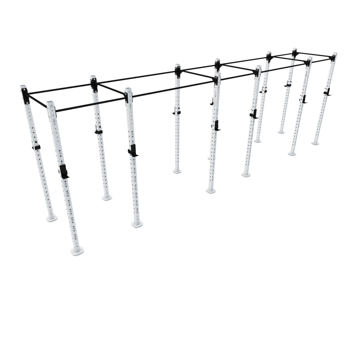 Swiss Rig 6 Bay Freestanding White
