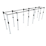 Swiss Rig 6 Bay Freestanding White