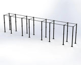 Swiss 8 Bay Free Standing Rig Green