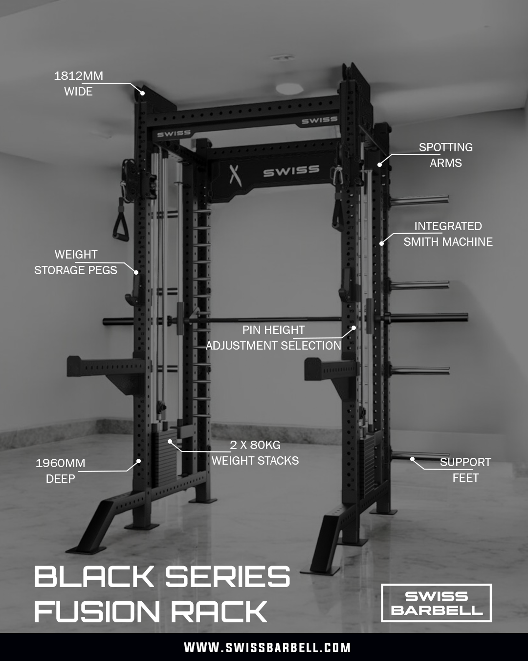 Swiss Black Series Fusion Rack