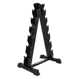 Hill Icon Rubber Hex Dumbbell Set 2.5kg - 15kg with Rack