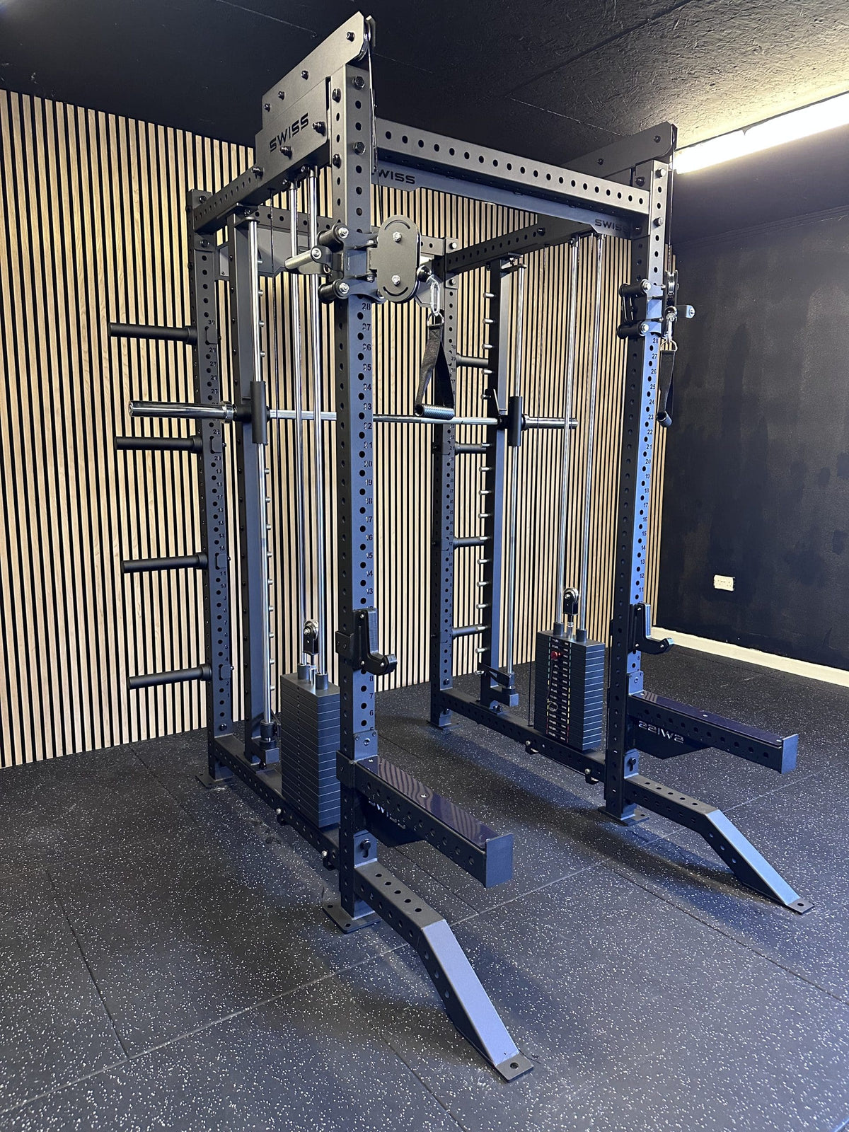 Swiss Power Rack Swiss Black Series Fusion Rack - Premium Strength at Complete Gyms