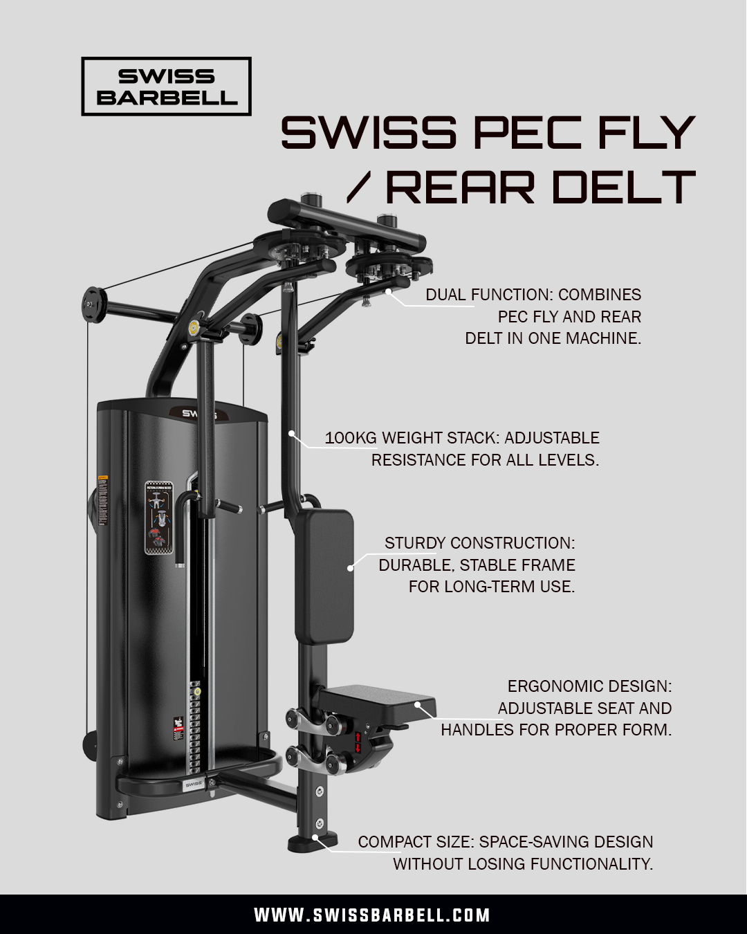 Swiss Pec Fly Rear Delt